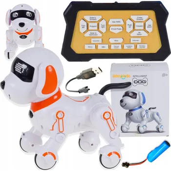 Robot INTELIGENTNÍ ROBOTICKÝ PES PROGRAMOVATELNÝ NA DÁLKOVÉ OVLÁDÁNÍ VZDĚLÁVACÍ HRAČKA PRO DĚTI