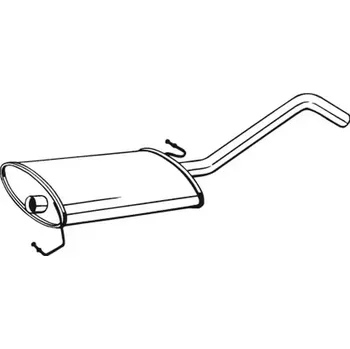 Tlumič výfuku BOSAL Střední tlumič výfuku BS 279-441