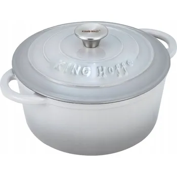 Hrnec Litinový smaltovaný hrnec 24 cm Kinghoff KH-1521