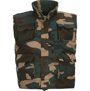 Pánská vesta MIL-TEC® Vesta dětská RANGER zateplená WOODLAND velikost: M