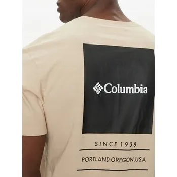 Pánské tričko Columbia Pánské tričko béžové 2058331