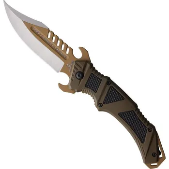 Bojový nůž United Cutlery Nůž zavírací USMC Desert Ops Linerlock hladké ostří