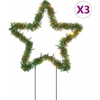 Vánoční dekorace Vánoční osvětlení na stromeček VidaXL Hvězda pro až 10 žárovek