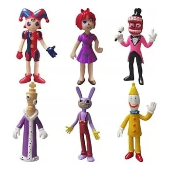 Figurka SADA 12 FIGUREK The Amazing Digital Circus - POSTAVIČKY POMNI DIGITÁLNÍ CIRKUS