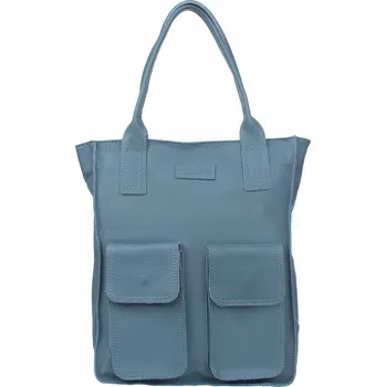 Velká kožená shopper taška Vezze Tasca Jeans