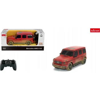 RC model Rastar RC auto 1 : 24 Mercedes-Benz G63 AMG Muddy červené