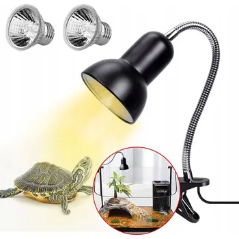 IP kamera LAMPA TERRARIUM Z ŻARÓWKĄ UVA UVB PRO ŽELVY JEŠTĚRKY A 360° SVORKOU