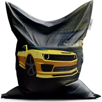 Sedací pytel Sablio Sedací vak Chevrolet Camaro Pruhy - 200x140 cm