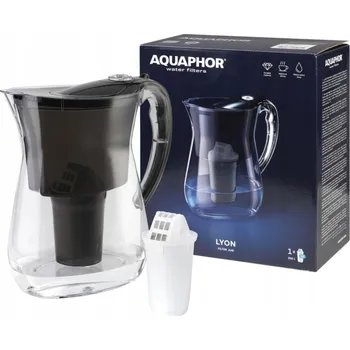 Filtrační konvice AQUAPHOR Lyon Černá Filtrační konvice + patrona A5