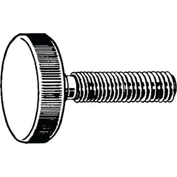 Šroub Rýhovaný palcový šroub nízký DIN 653 Ocel Pravý Bez PU M5X16