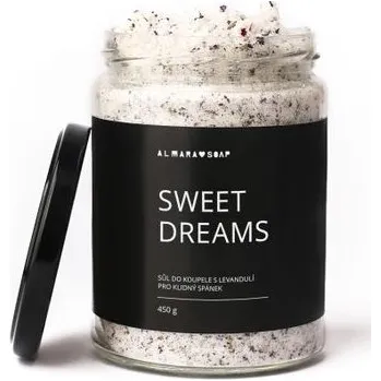 Koupelový olej ALMARA SOAP Relaxační sůl do koupele Sweet Dreams 450 g