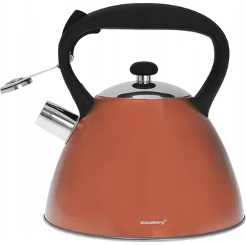 Varná konvice Tradiční ocelová Konvice Klausberg 3 l oranžová, žlutá