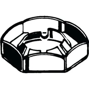 Matice PAL samojistná matice DIN 7967 Pružinová ocel Žárový zinek M24