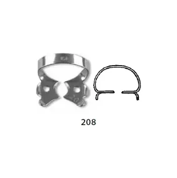Průmyslová sponka Spona Kofferdam č.208 s křidélky (0122121)