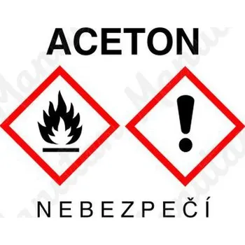 Kancelář Aceton, samolepka 74 x 52 x 0,1 mm