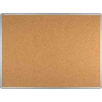 Kancelář Korkový oboustranný paraván ekoTAB 90 x 120 cm, elox