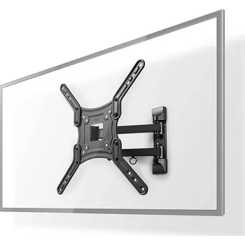 Televizní držák Nedis Full Motion, pro úhlopříčky 23" až 55", nosnost 30 kg (TVWM1530BK) černý