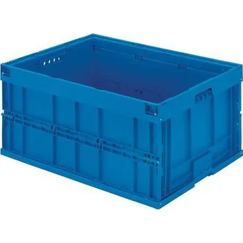 Úložný box Skládací plastová přepravka, 200 l, 800 x 600 x 445 mm