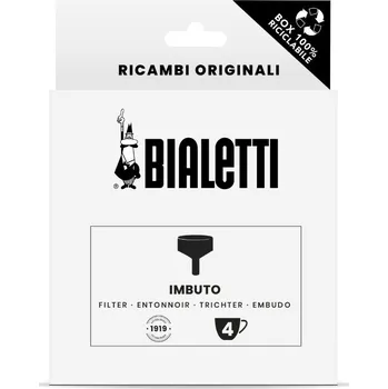 Příprava kávy Trychtýř pro Bialetti Moka Indukce (různé velikosti) Objem v⁠ porcích: 4 porce