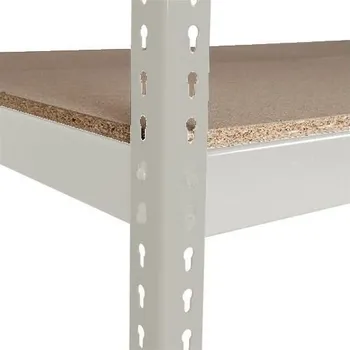 Dílenský regál Přídavná dřevotřísková police, 122 x 61 cm, 600 kg, pozink