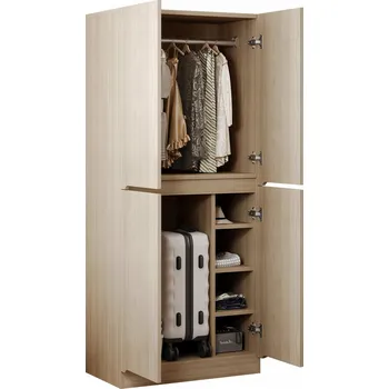 Šatní skříň Skříň Arhatreya 6923815248280 40 x 170 x 70 cm, odstíny béžové