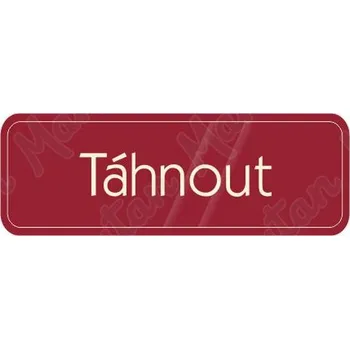 Kancelář Táhnout, samolepka 200 x 70 x 0,1 mm, zelená