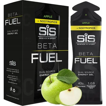 SIS ENERGETICKÝ GEL NOOTROPICS ENERGY GEL 10x60ml + Kofein Taurin Jablko