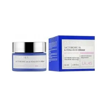 Pleťový krém ARKANA Lactobionic 5% & Hyaluron Cream, Regenerační krém na obličej 50 ml