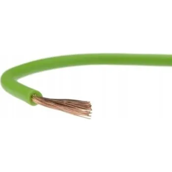 elektrický kabel Instalační vodič H05V-K (LGY) 1x0,75 zelený GN jednožilový, kruh 100 m