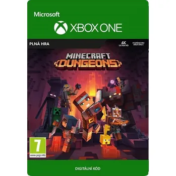 Hra pro Xbox One Microsoft Xbox One Minecraft Dungeons - elektronická licence (G7Q-00086)
