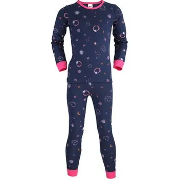 Chlapecké pyžamo Pleas Dětské dlouhé pyžamo tmavá modrá 104 (183855-803-104)