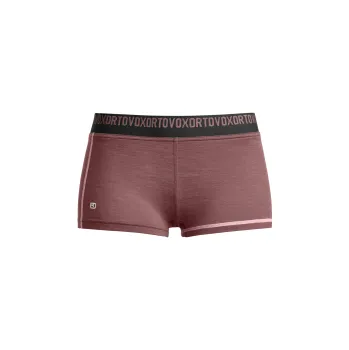 Dámské termo spodní prádlo Ortovox 185 Rock'N'Wool Hot Pants W chestnut XS; Červená kalhotky + DÁREK DLE VÝBĚRU!