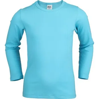 Dívčí tričko Pleas Dětské tričko s dlouhým rukávem tyrkysová 152 (183760-807-152)