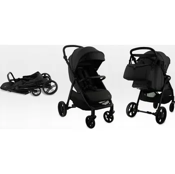Kočárek Sportovní kočárek MoMi CLARA černý 0-22 kg s příslušenstvím