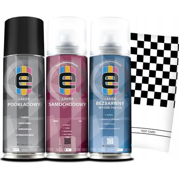 autokoberec SADA AUTO LAKU VE VE SPREJI + ZÁKLADNÍ NÁTĚR BEZBARVÝ VOLVO 452