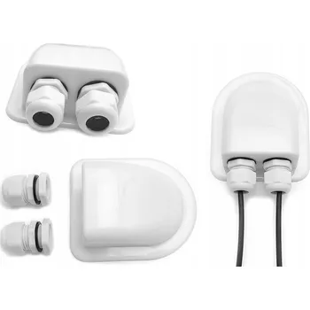 IP kamera Střešní průchodka xLoad vodotěsná pro obytný vůz se dvěma otvory pro kabely