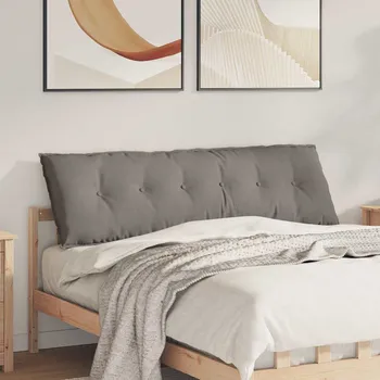 Polštář vidaXL Polštář na záda Taupe 160 x 19 x 50 cm textil