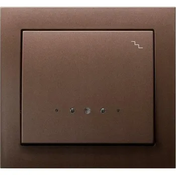 vypínač Schodišťový vypínač pod omítku Ospel, odstíny hnědé ŁP-3WS/52