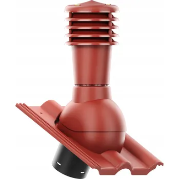 Vrták Větrací komín Smart fi125 pro střešní tašky BRAAS ROMÁNSKÁ ČERVENÁ