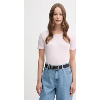 Dámské tričko Bavlněné tričko United Colors of Benetton dámské, červená barva, 3GA2E16A2 03A, vel. L