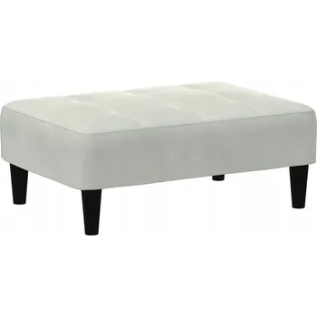 Taburet VidaXL Čalouněný Taburet bílý