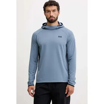 Pánská mikina Sportovní mikina Helly Hansen Versalite Fleece černá barva, s kapucí, hladká, 49551 55X, vel. L