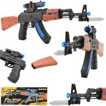 PUŠKA PISTOLE HRAČKA PRO DĚTI VZHLED AK-47