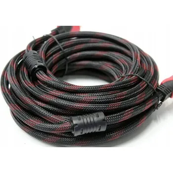 Video kabel HDMI kabel 15m opletený HDMI-HDMI kabel FULL HD 3K