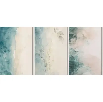 Obraz Vícedílný Obraz Na Plátně Akvarely Plátno Minimalismus 3x 20x30 cm