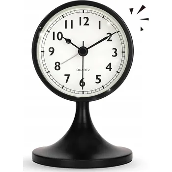 Hodiny RETRO STOJACÍ HODINY S CIFERNÍKEM MINI TROFEJ KOVOVÉ S TICHÝM CHODEM