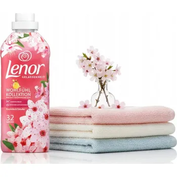 Aviváž Tekutá aviváž LENOR Kirscheblute & Edelsalbei 800 ml/32 ks z Německa