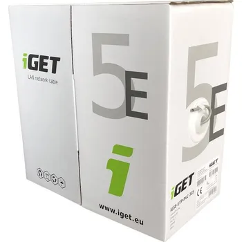 Síťový kabel iGET Cat.5E UTP PVC Eca 305m/box (84005010)