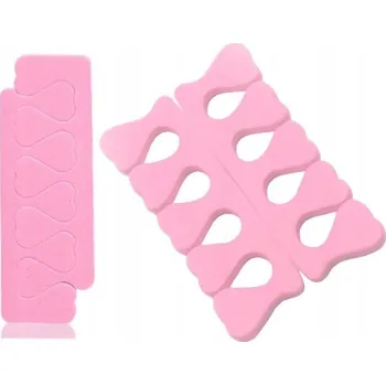 Oddělovač prstů na pedikúru pěnový růžový 1 pár