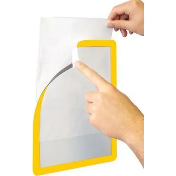 Kancelář Informační kapsa Frames4Docs A4, magnetická, červená